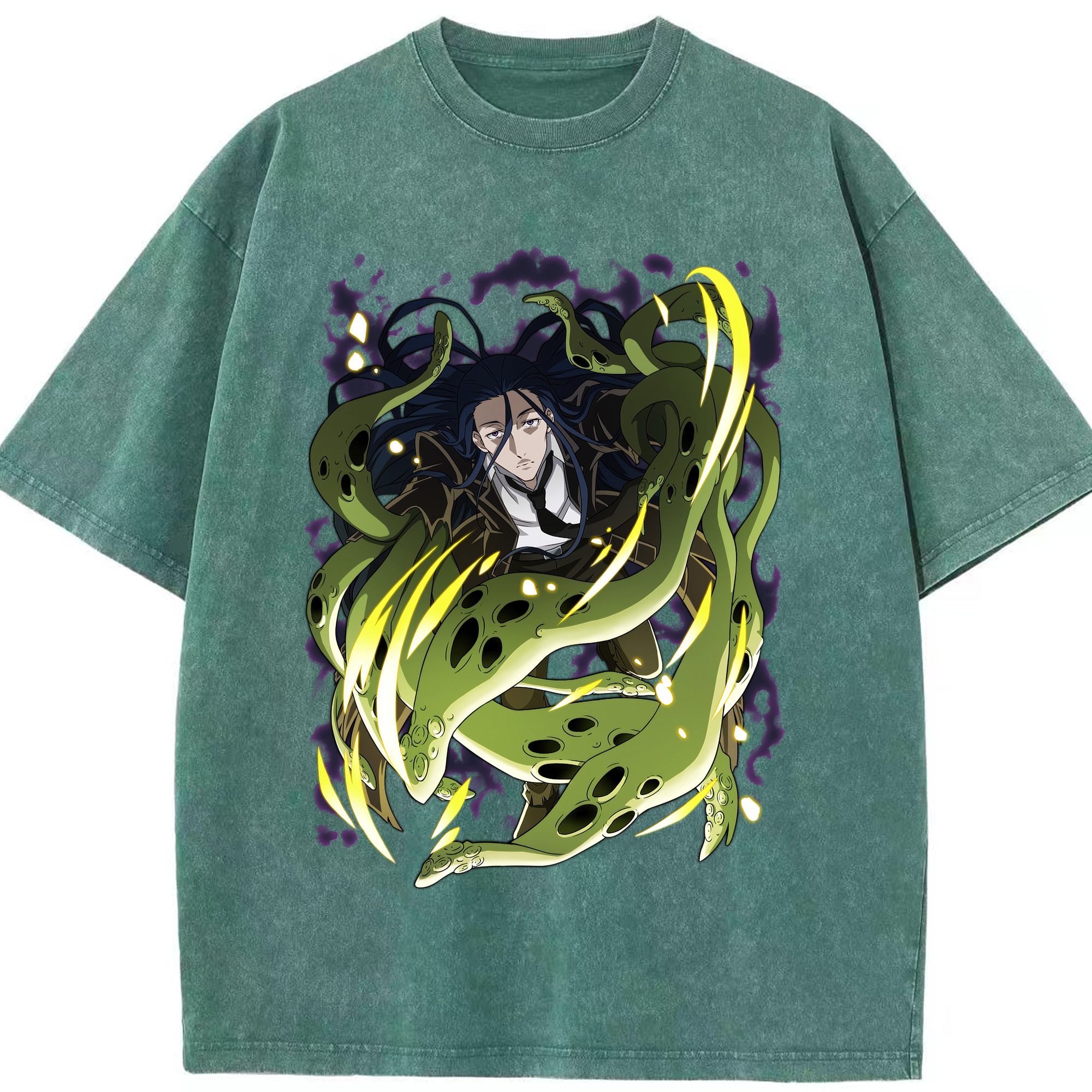（画像用） 文豪ストレイドッグス Bungo Stray Dogs 綿100% ヴィンテージ風 半袖Tシャツ（フロントプリント）